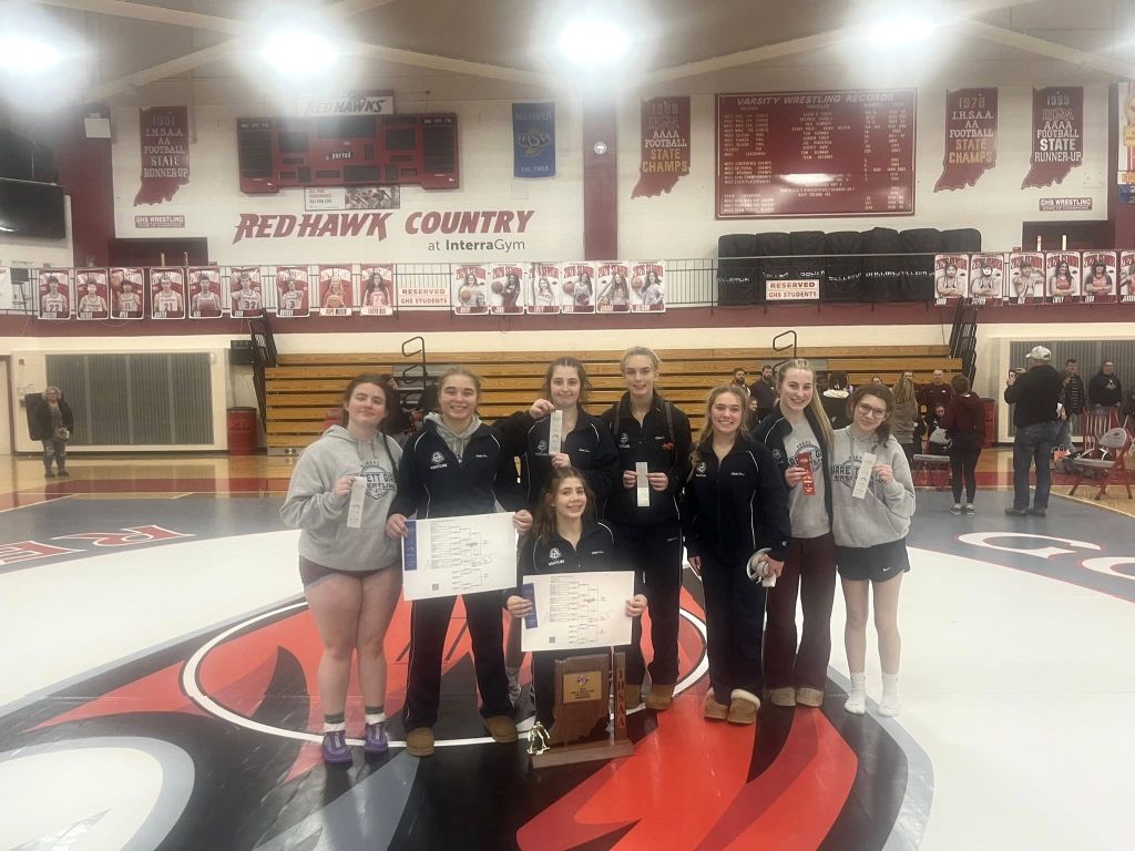 Garrett has 8 girls wrestlers moving on to Regional meet
